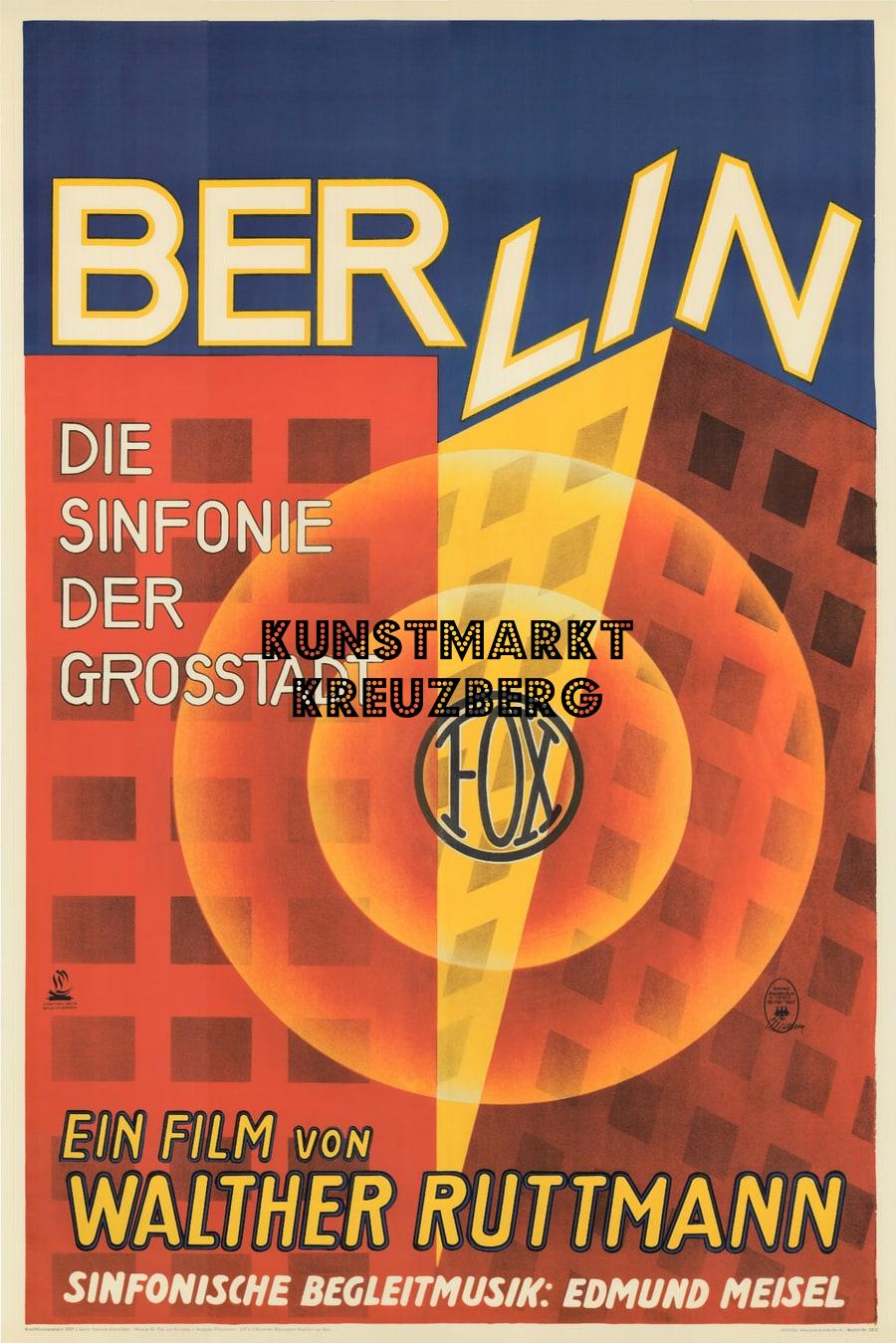 Film poster bestseller 4 berlin-symphony-the-grosstadt-classic