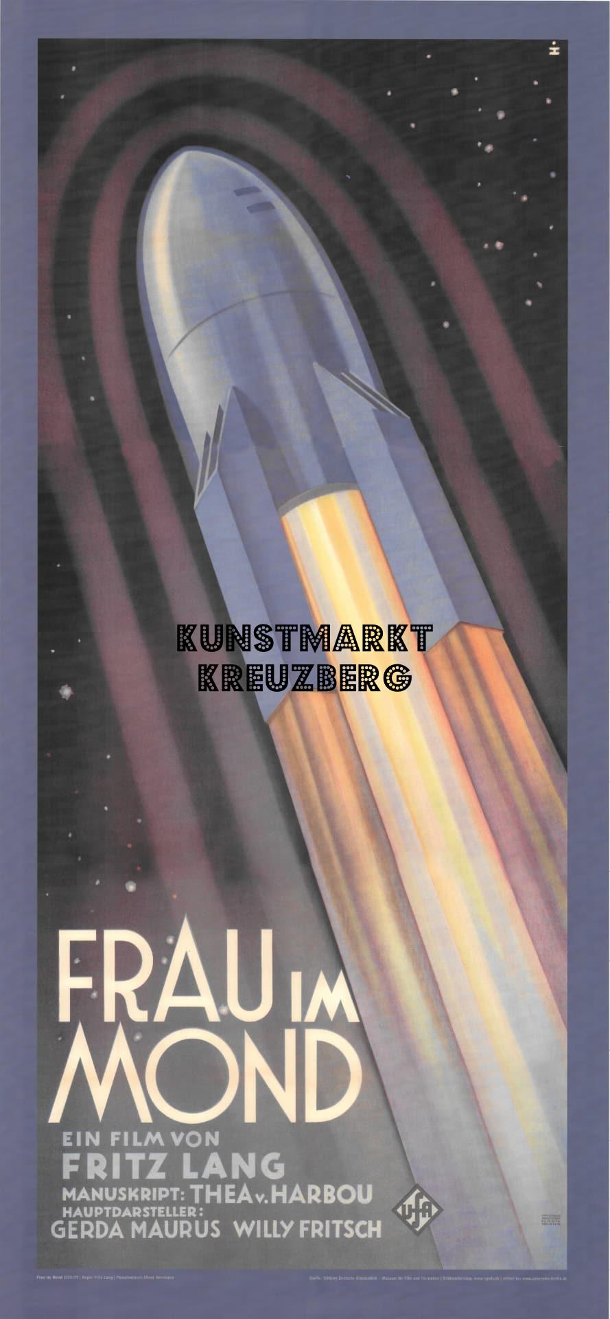 Frau im Mond – Deutsches Plakat (1929)