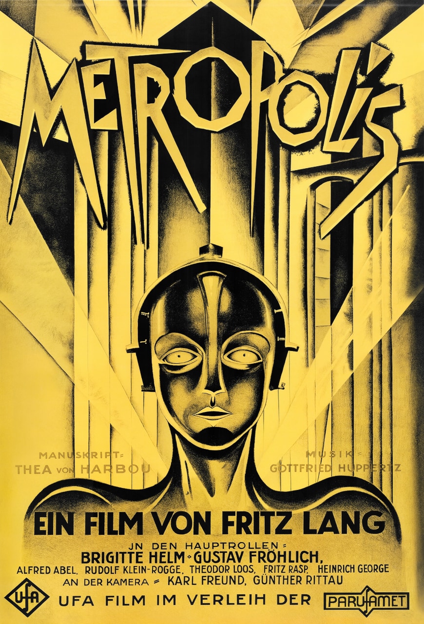 Metropolis – Fritz Lang, Deutsches Plakat