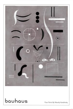 bauhaus 4 parts by kandinsky